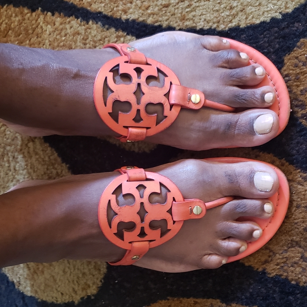 Coral Tory Burch Miller Sandal